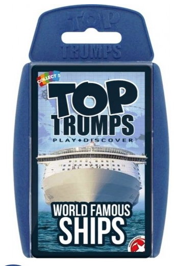 Top Trumps World Famous Ships (£5.99)